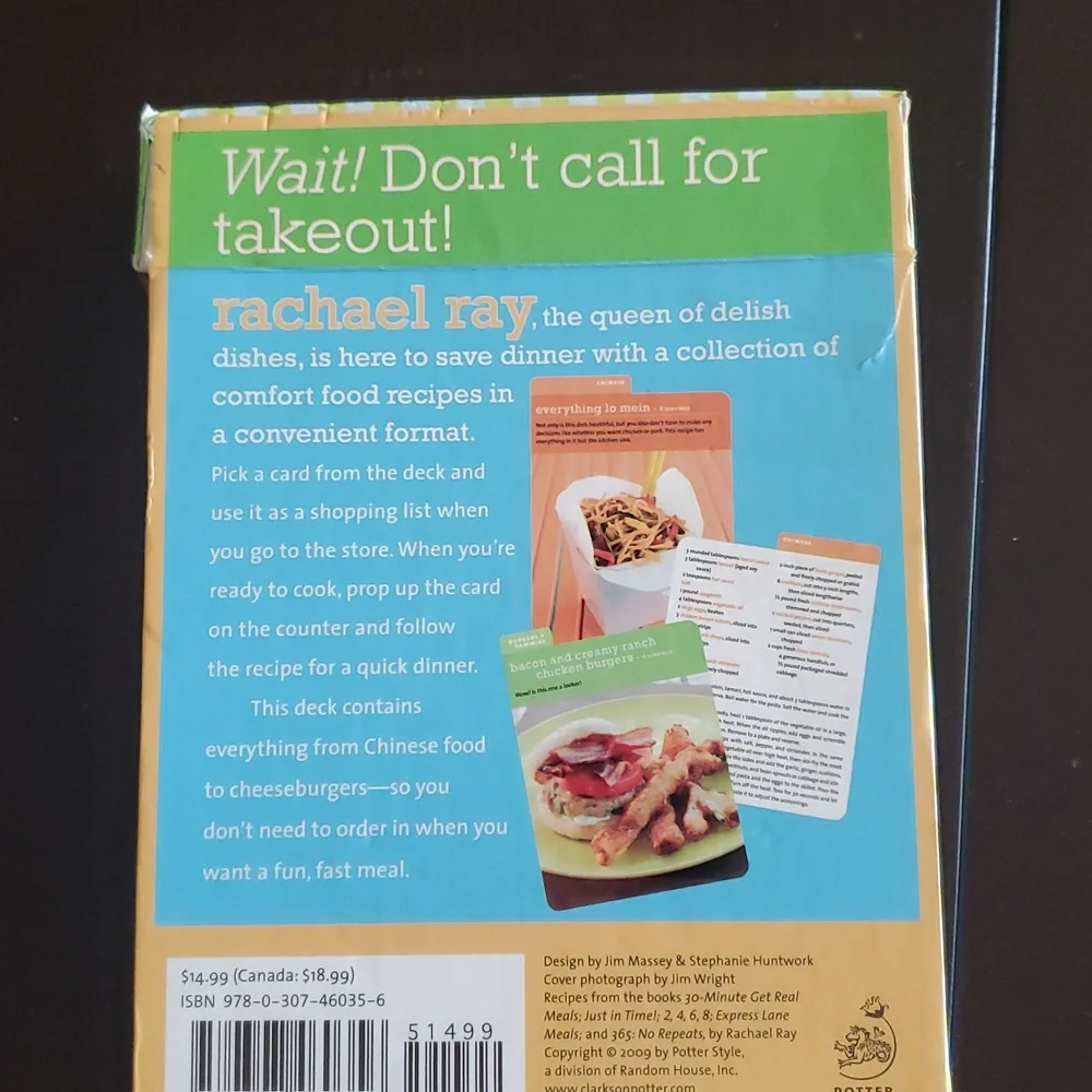 Rachael Ray Recipe Card Set